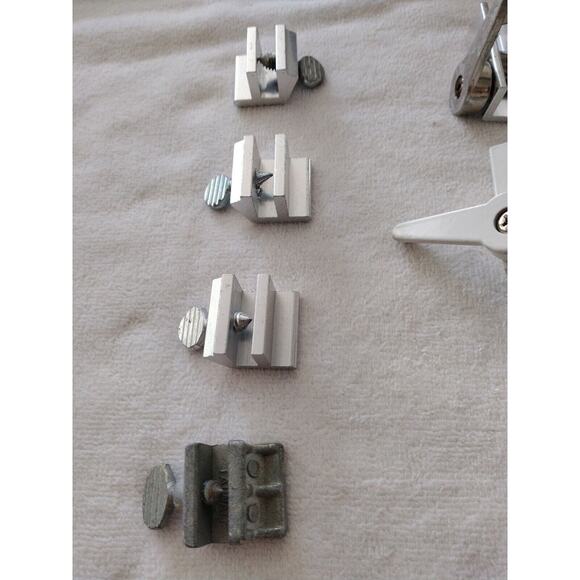 9 pcs Security Sliding Window Stopper Safety Sash Lock Sliding Locks - Picture 2 of 3